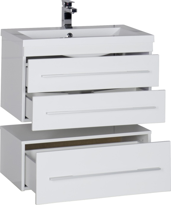 Тумба с раковиной Aquanet Нота 75 белая 171487 - 9