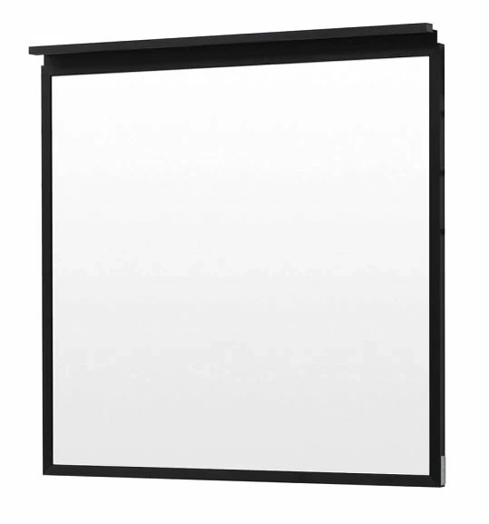 Зеркало Allen Brau Priority 80х75 с подсветкой черный матовый 1.31015.BB - 2