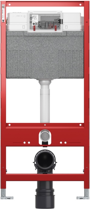 Комплект  Унитаз подвесной STWORKI Rotenburg SWH52 безободковый + Система инсталляции для унитазов TECE TECEprofil + кнопка смыва черная 480181 - 2