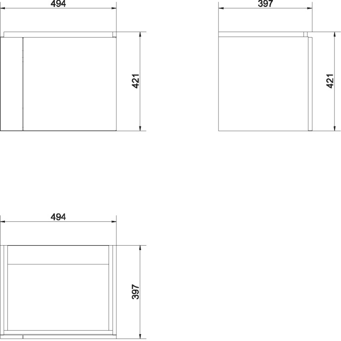 Мебель для ванной Cersanit Colour 50 - 3