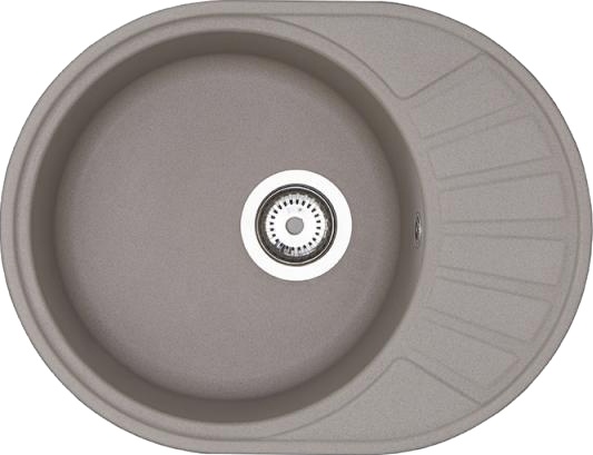 Мойка кухонная AQUATON Чезана серый шелк 1A711232CS250 - 0