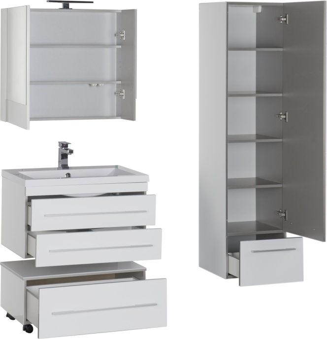 Мебель для ванной Aquanet Верона 75 подвесная белая 176669 - 29