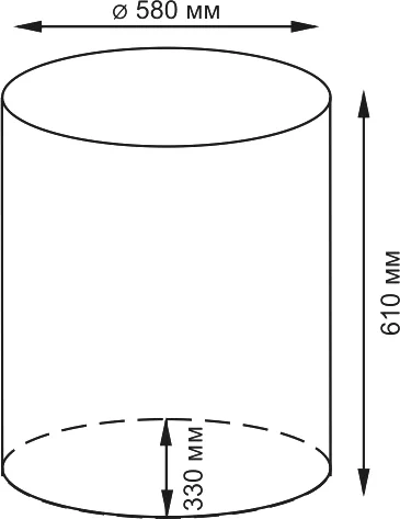 Корзина для белья Wasserkraft L светло - коричневый WB-610-L - 7