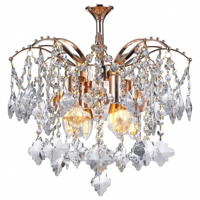 Подвесная люстра Natali Kovaltseva Morgana MORGANA 81426/4C GOLD - 0