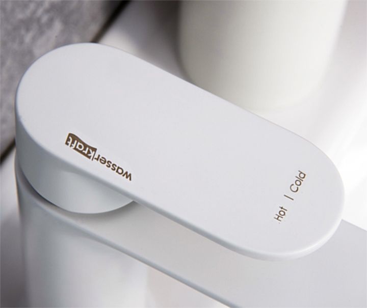 Смеситель Wasserkraft Mindel 8503H для раковины, белый матовый - 3