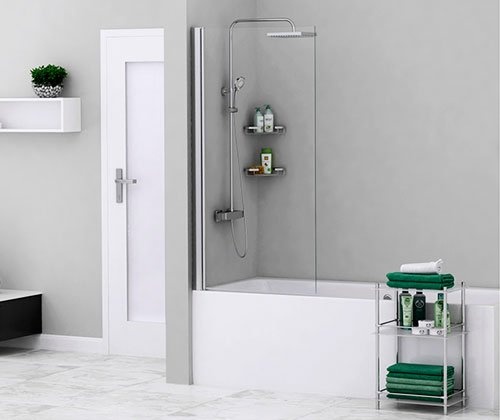 Шторка на ванну Wasserkraft Berkel 48P01-80W - 1