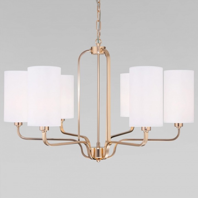 Подвесная люстра Eurosvet Purezza 60128/6 золото - 0