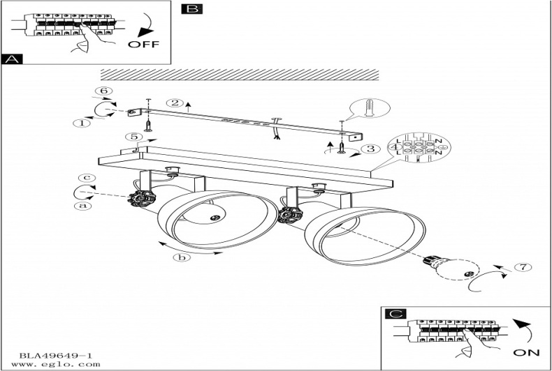 Спот Eglo ПРОМО Barnstaple 49649 - 1