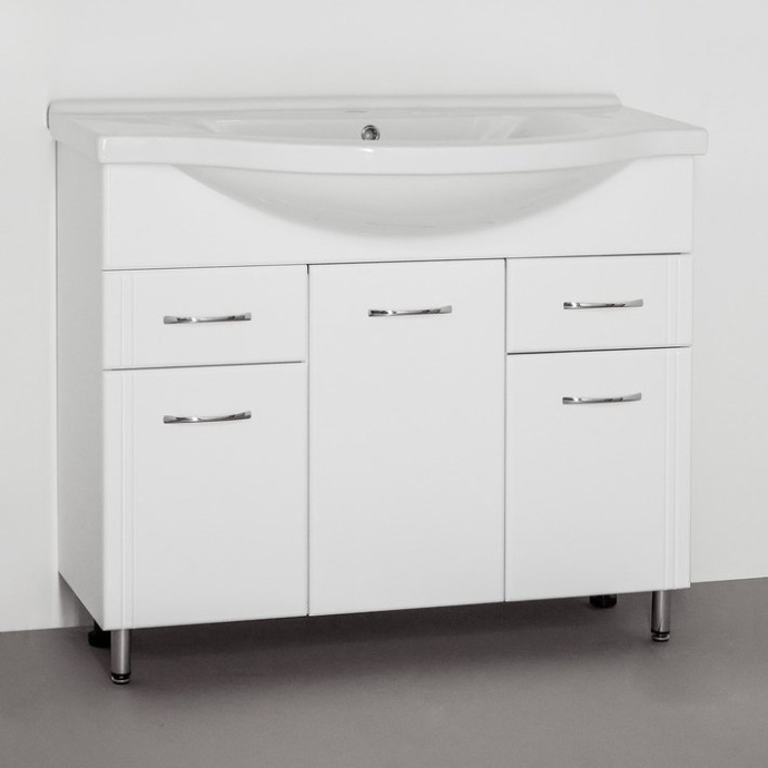 Мебель для ванной Style Line Эко Стандарт №26 100 белая - 1