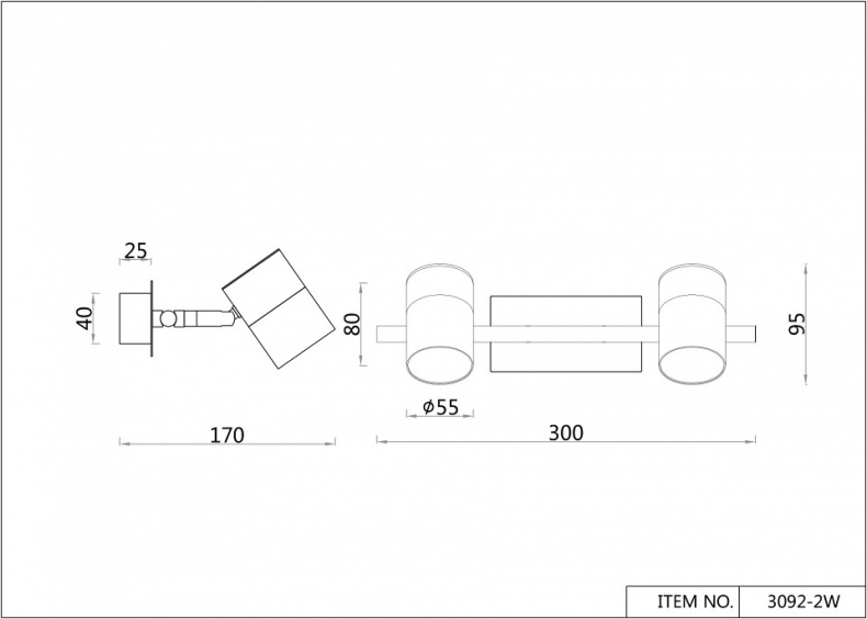 Бра F-promo Chart 3092-2W - 1