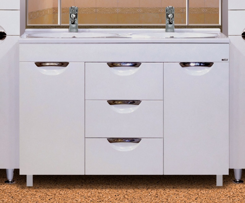 Мебель для ванной Misty София 120 с ящиками - 1