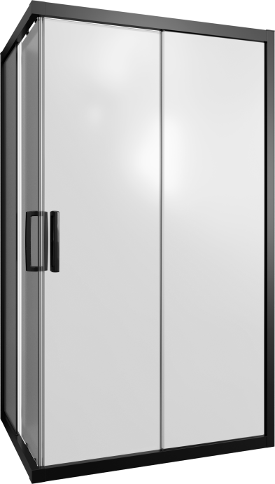Душевой уголок STWORKI Карлстад DE019RC90120200 120x90 см профиль черный матовый, стекло матовое 3GW131TTKK000 - 3