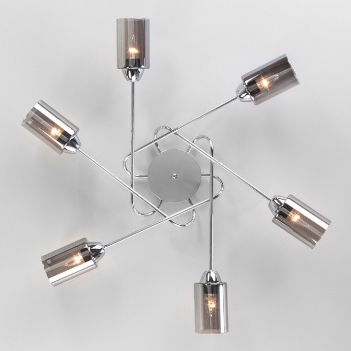 Потолочная люстра Eurosvet Motive 30167/6 хром - 1