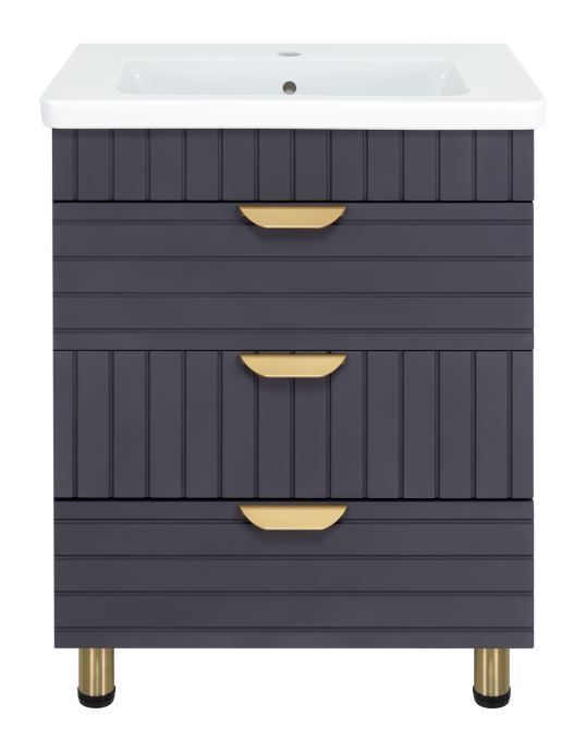 GLOSTER - 70 Тумба с 3 ящ. напольная GLOS-06070-48-2 - 0