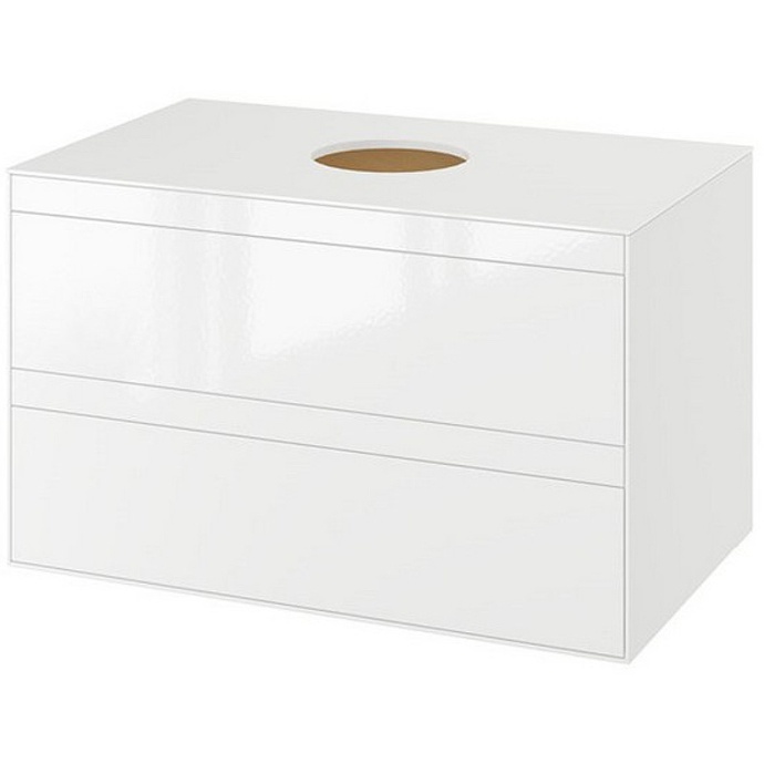 Тумба под раковину Excellent Finli 80 белая глянцевая MLEX.1102.800.WHWH - 0