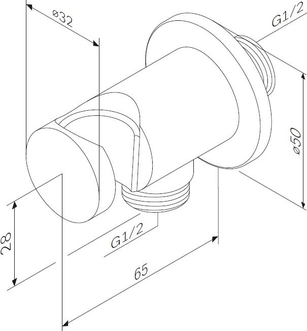 Шланговое подключение AM.PM F0602100 - 1