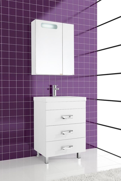 Зеркало-шкаф Vod-Ok Мальта 60 L, белый 4080 - 1