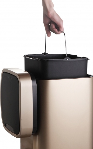Ведро для мусора Weltwasser WW Rone CG 28L шампань золото  10000001966 - 1