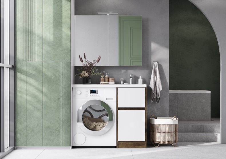 Тумба под раковину без фасада Aquaton Лондри 40 светлое дерево 1A267001LHDR0 - 8