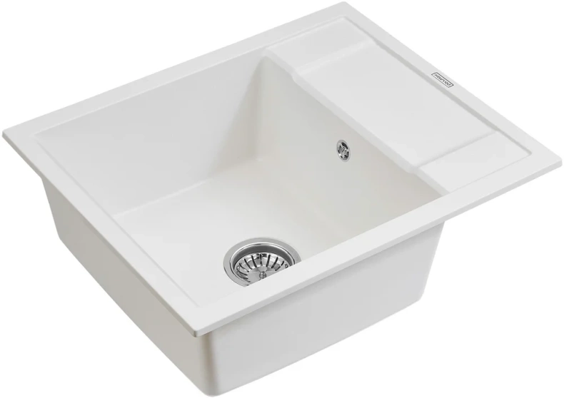 Мойка кухонная Paulmark Optimum 60 белый матовый PM216050-WH - 1