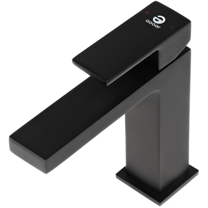Смеситель для раковины Agger Great черный матовый A2802144 - 1