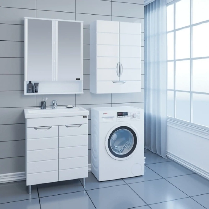 Тумба с раковиной Санта Родос 70 белый - 2