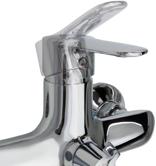 Смеситель для ванны с длинным изливом с керамическим дивертором, Cuba, IDDIS, CUBSBL2i10WA - 3