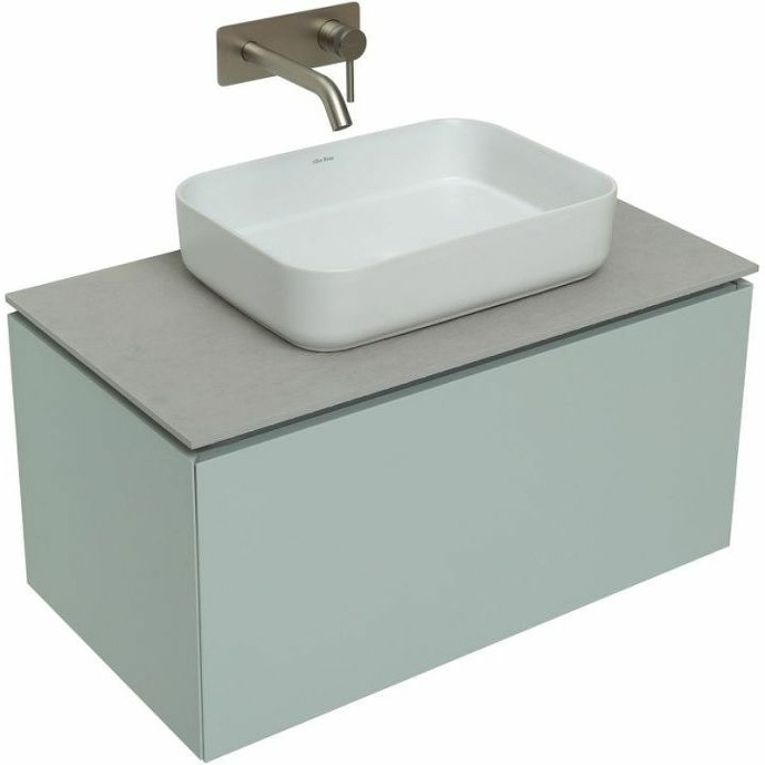 Тумба под раковину Allen Brau Infinity 85 светло - зеленый матовый 1.21002.PWM - 1