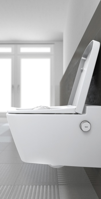 Унитаз подвесной TECE One 9700200 безободковый с биде - 4