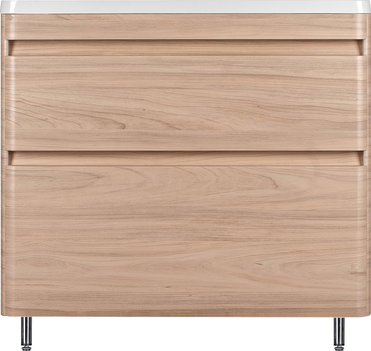 Тумба для комплекта Style Line Атлантика 90 Люкс Plus, напольная, ясень перламутр СС-00002218 - 1