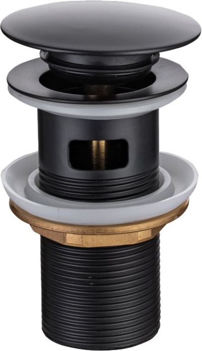 Донный клапан для раковины Allen Brau Priority черный матовый 5.31023-31 - 0