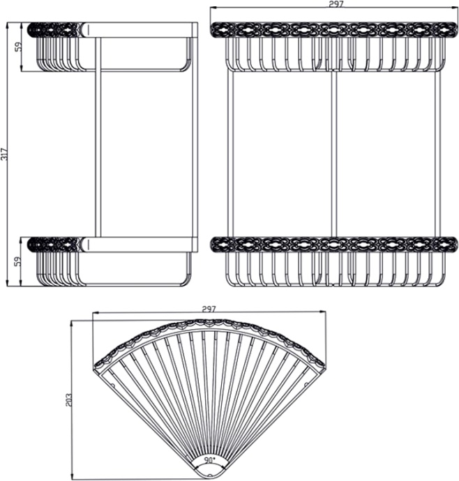 Полка Zorg Antic AZR U-4 SL - 1