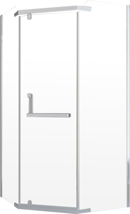 Душевой уголок Veconi Rovigo 100х100, хром  RV36-100-01-C5 - 1