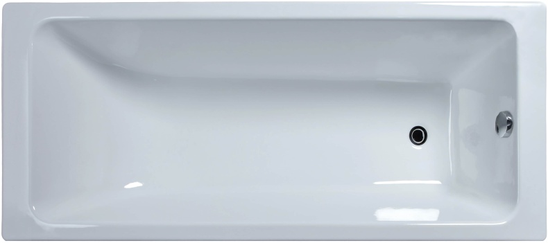 Чугунная ванна Универсал Оптима 160x70 см, пристенная, на ножках 4607152361797  - 0