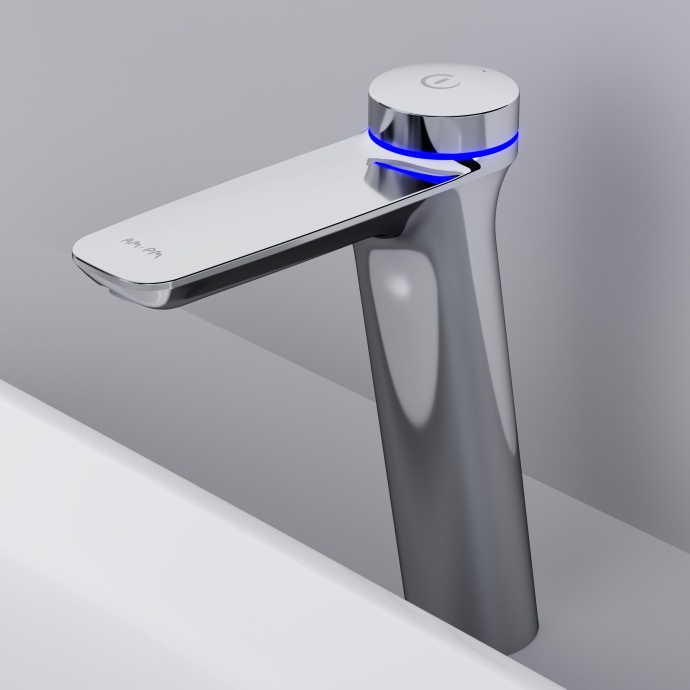 Термостат Am.Pm Inspire V2.0 F50A93400 TouchReel электронный, для раковины, с донным клапаном - 4