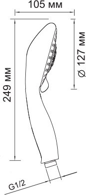 Душевой гарнитур Wasserkraft A004 - 9