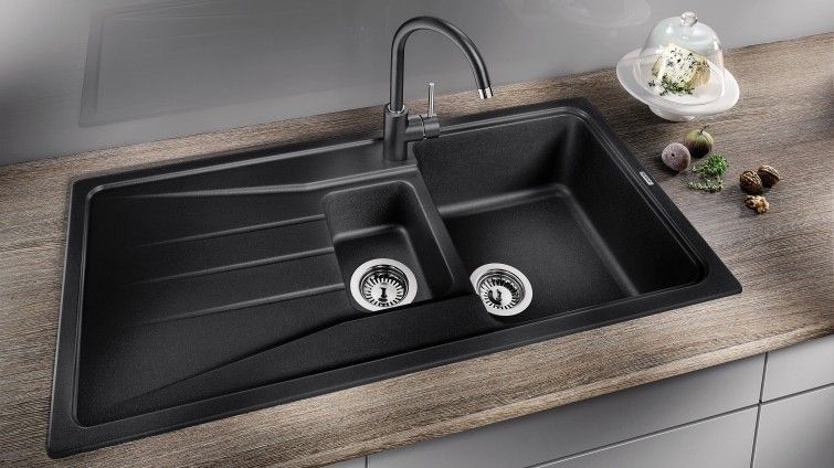 Смеситель для кухонной мойки Blanco Mida антрацит  524202 - 3