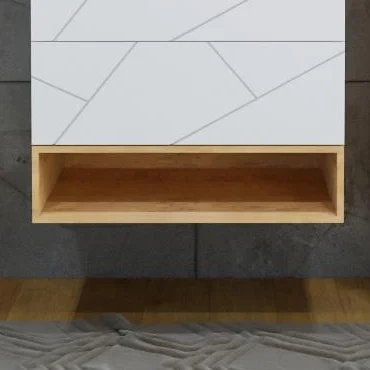 Ниша для тумбы Бриклаер Кристалл 80 дуб бунратти  4627125415906 - 0