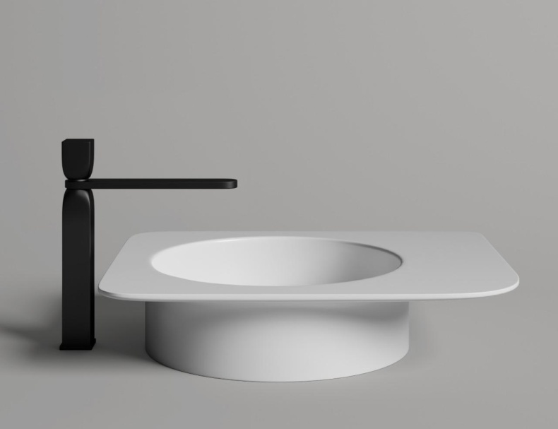 Раковина Salini Ninfea 110521M S-Stone, матовый - 3