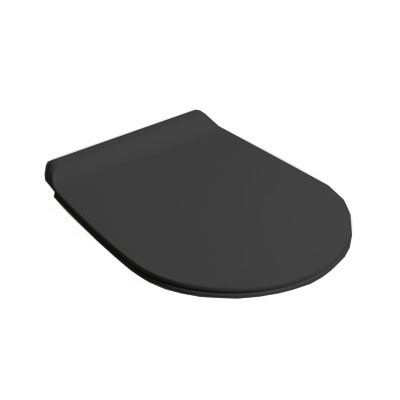 Сиденье для унитаза Simas Vignoni черное с системой микролифт VI004nero bril/cr - 0