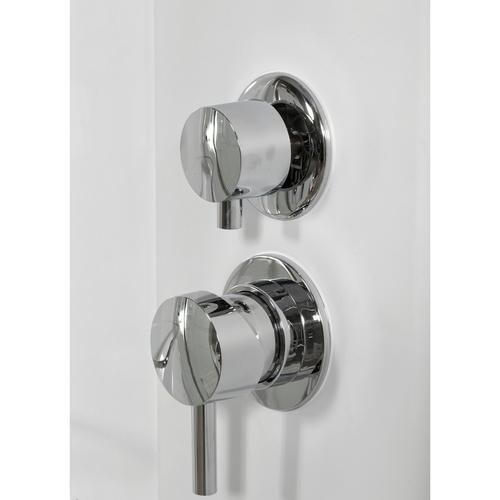 Душевая кабина Deto L 120х80 с гидромассажем, хром  L520LNLED+GM - 3