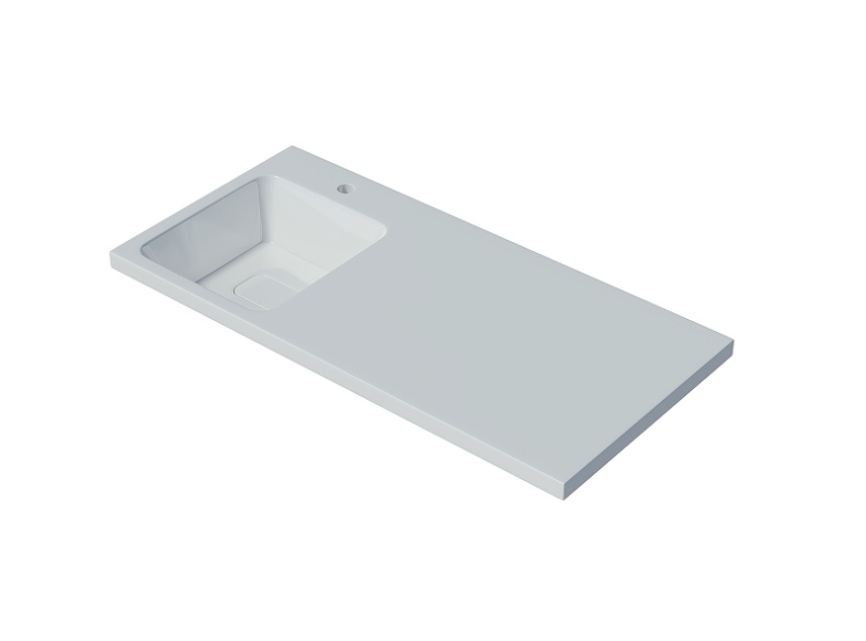 Раковина Stella Polar Kamilla 100 L на стиральную машину белый 4627173210577 - 1