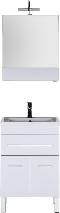 Мебель для ванной Aquanet Верона 58 белая, 1 ящик, 2 двери 182507 - 10