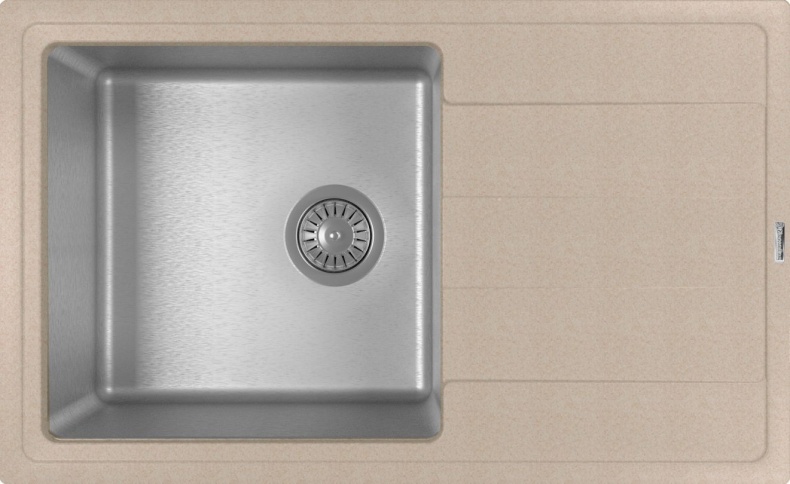 Мойка кухонная Florentina Комби 780 песочная 21.395.D0780.107 - 0