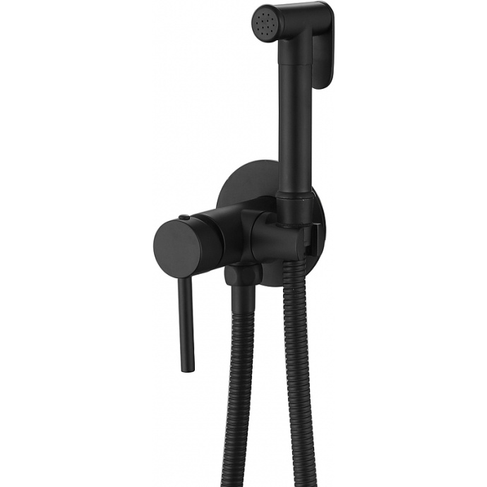 Гигиенический душ Abber Wasser Kreis черный матовый AF8125B - 0