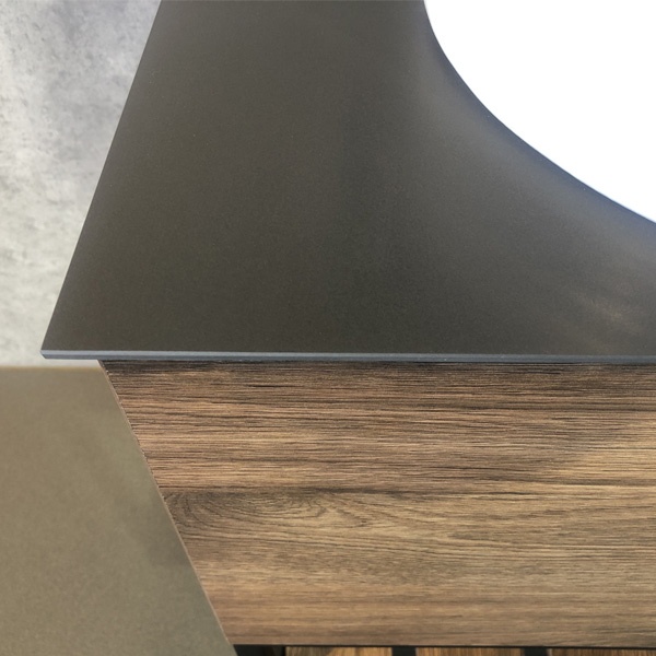 Тумба с раковиной Comforty Порто 120, подвесная, дуб тёмно-коричневый 00-00001287 - 8