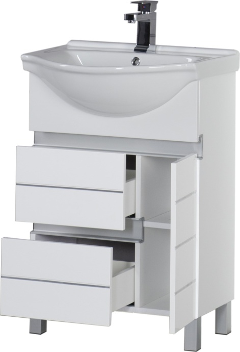 Мебель для ванной Aquanet Доминика 60 белая 171684 - 3