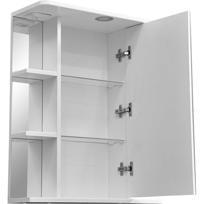 Зеркало-шкаф Stella Polar Концепт Лаура 60 R с подсветкой белый SP-00000050 - 2