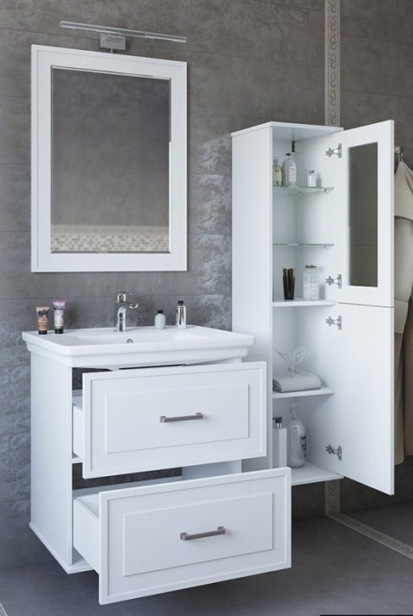 Шкаф-пенал Sanflor Модена R, белый C04614 - 2