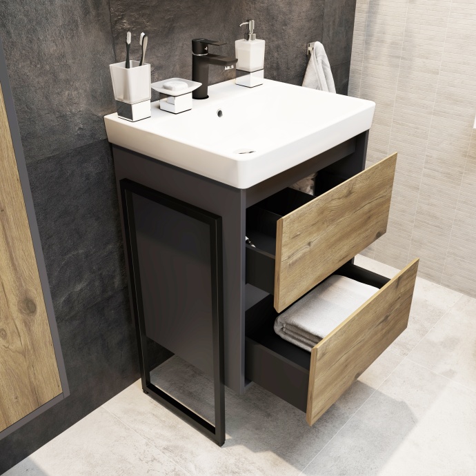 Тумба с раковиной STWORKI Кронборг 55 477704 - 2